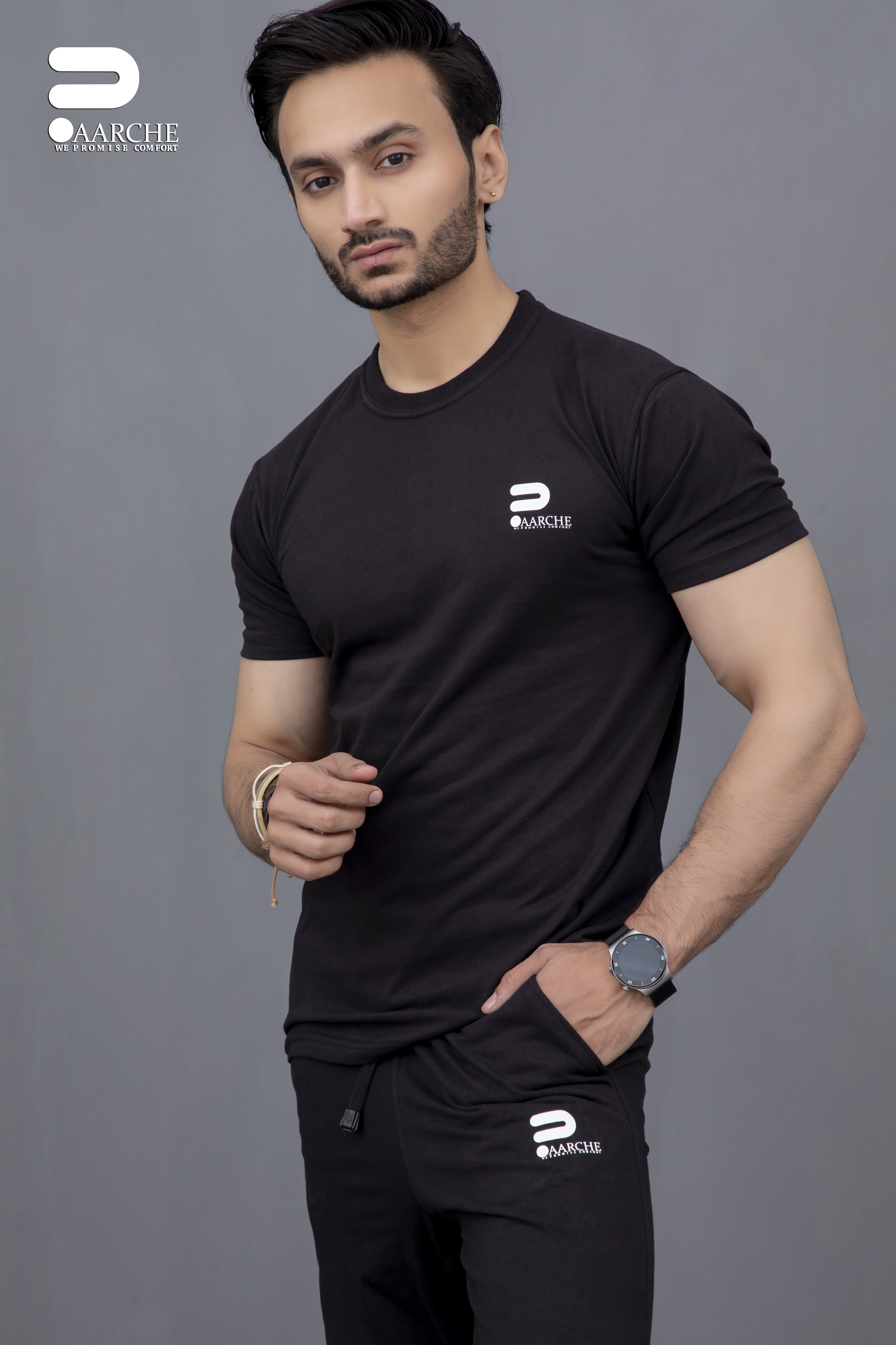 Black tracksuit